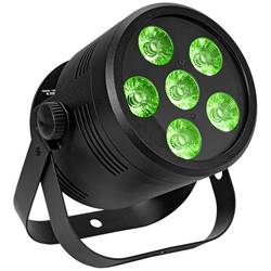 Eurolite Silent Par 6 QCL Floor LED-PAR-Scheinwerfer Anzahl LEDs (Details): 8 8 W Schwarz 51915340