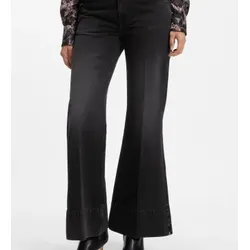 BOSS für Damen. 50569151 Schwarze Schlaghose Gloria (25/32), Lässig, Baumwolle, Denim