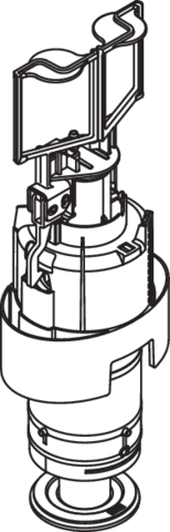 Hewi S 50 vanne de sortie 66256 pour Module WC réglable en Module WC
