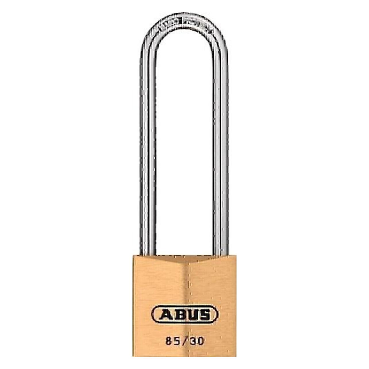 Abus Zylindervorhangschloss 85/30HB65 gl Schlosskörperbreite 30 mm Messing gleichschliessend 0402 (4720)