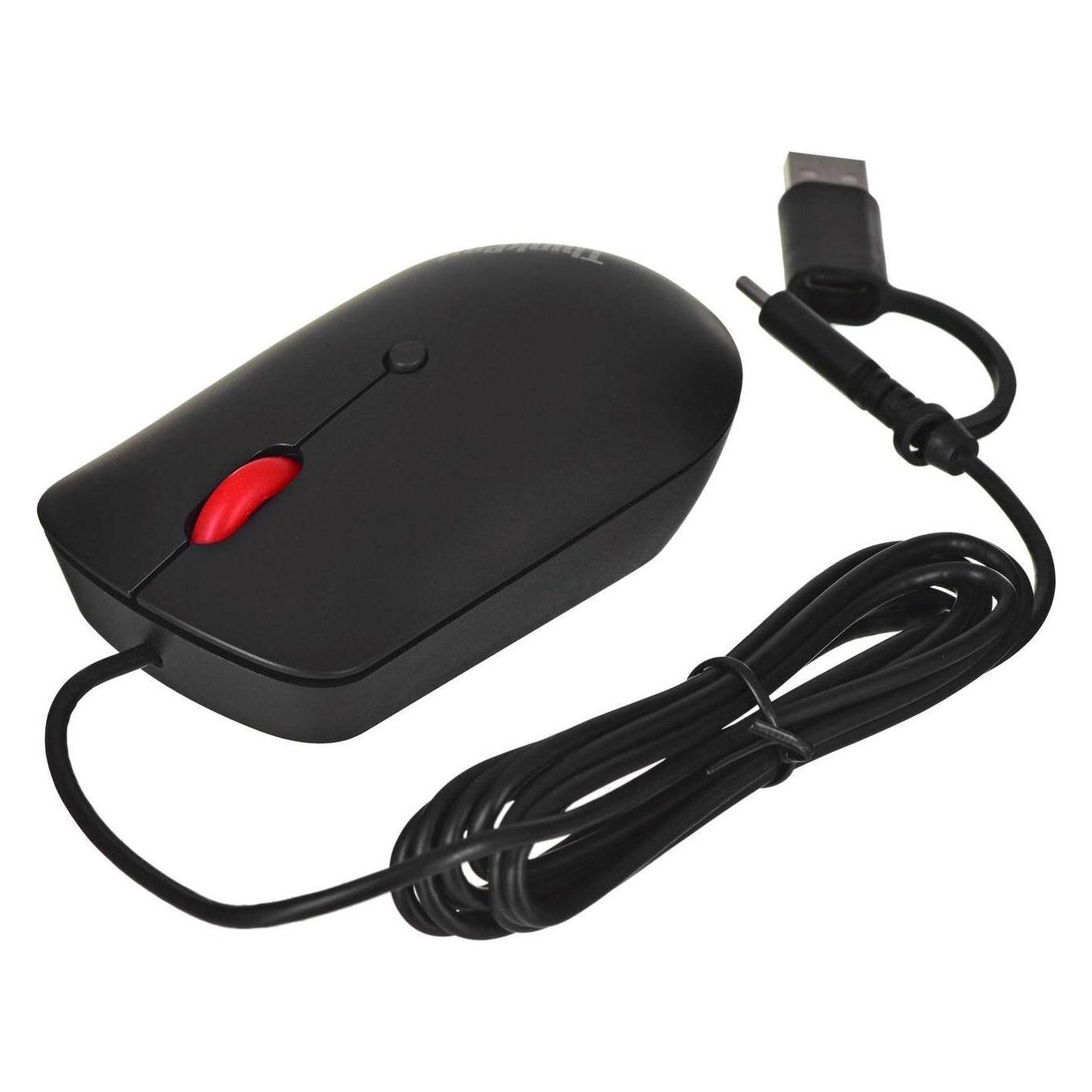 Lenovo MOUSE USB-C Compact USB MS (Kabelgebunden) (5M51D20858)