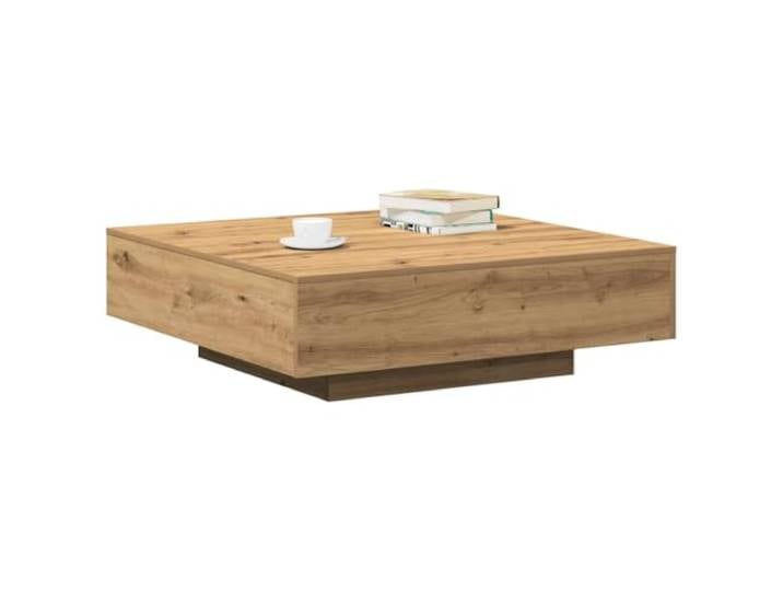 vidaXL Couchtisch Artisan-Eiche 100 x 100 x 31 cm Ansprechendes modernes Design, das zu verschiedenen Einrichtungsstilen passt,