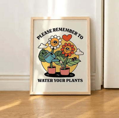 Inspire Picks Green Botanical Leaves Canvas Wall Art Calming Nature Houseplant Decor 11 30x40cm