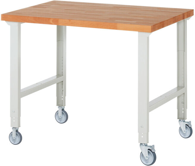Rau Établi mobile réglable en hauteur 7000-1, L1250xP900xH950-1000mm (05-7000-1-129B4H22.12)