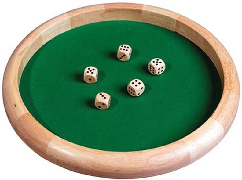 Piste de Dés luxe 45 cm avec 5 dés - Piatnik