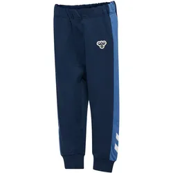 hummel hmlMINI Regular Block Jogginghose Kinder 7459 - dress blues 68