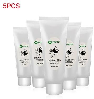 Inspired Finds Carbon Peel Black Gel Mask For ND YAG Laser Deep Cleansing & Skin Rejuvenation 5pcs