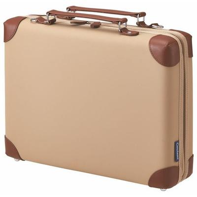 Carchette Carry Case Schmal – Tragekoffer mit Schultergurt, Beige