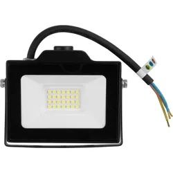 LED Außenstrahler mit Bewegungsmelder 20W GTV Flutlicht schwarz IP65 Außenwandstrahler 2000lm GT-GCR20W-64