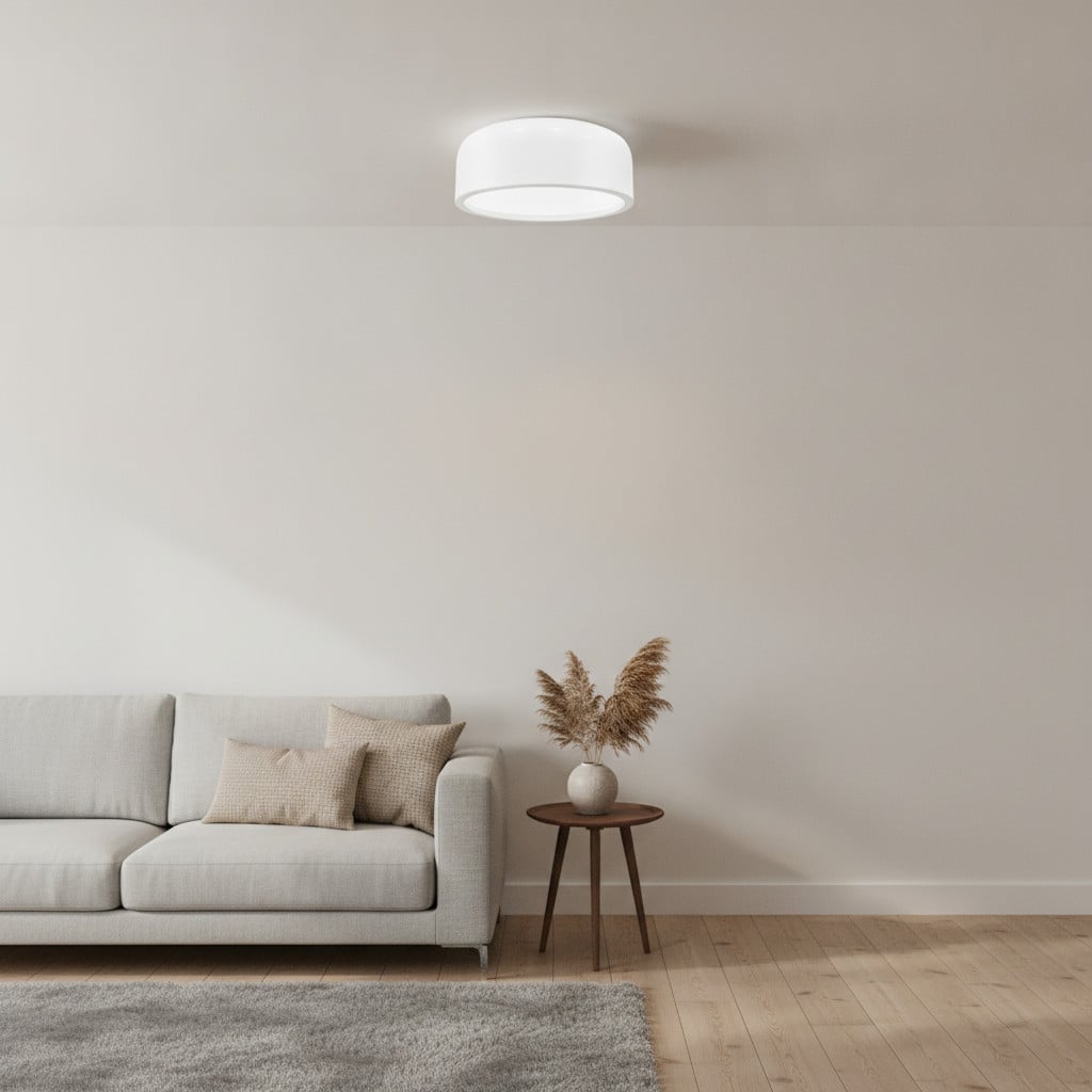 Lyora Design plafondlamp Perleto wit Ø 35 cm