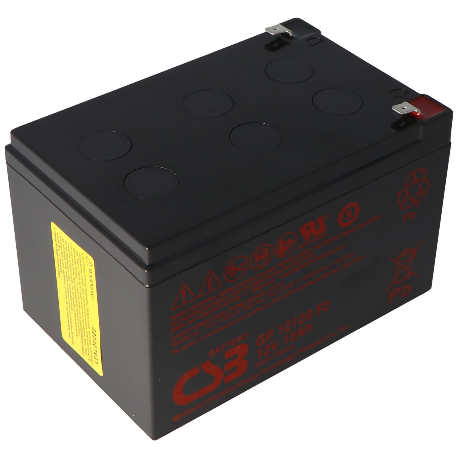 CSB SCD4 vervangingsbatterijen voor APC RBC4, 12V 12Ah