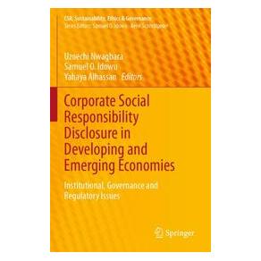 Umbreit Corporate Social Responsibility Disclosure in Developing and Emerging Economies (Englisch, Softcover, Alhassan, O Idowu, Samuel, Yahaya) (74701572)
