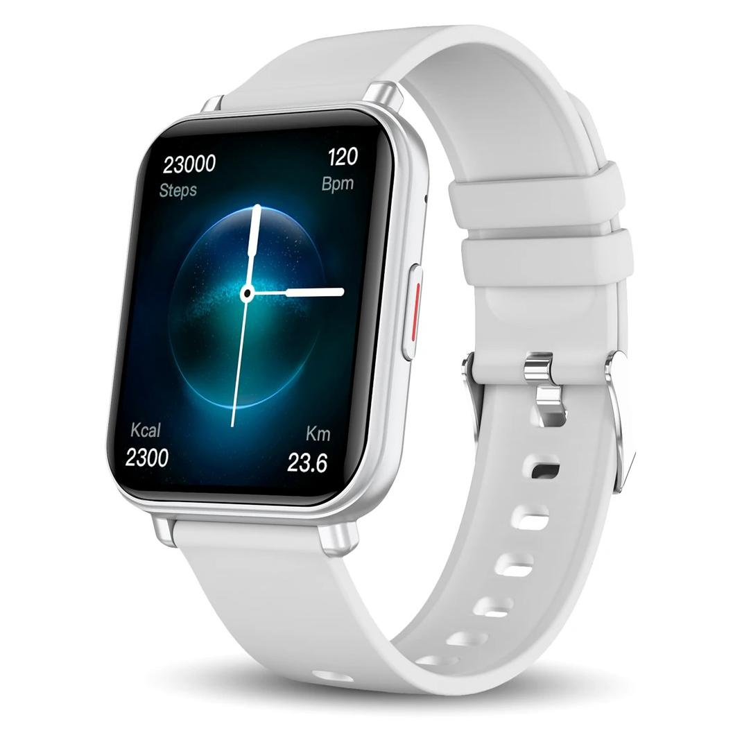 Niceboy WATCH 4 Artic Silber / Smartwatch / 1,78" AMOLED / IP67 / BT 5.3 (Silber, ohne SIM) (watch-4-silver)