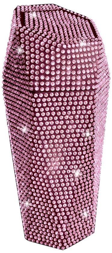 Famanu Mini-afvalbak Bling Bling met deksel, roze