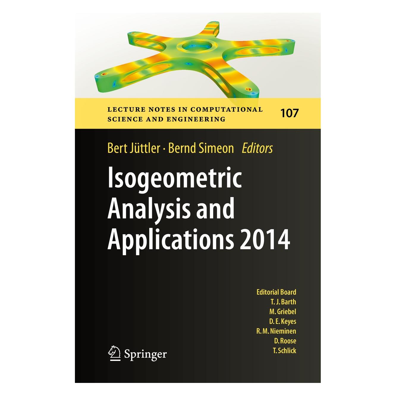 Springer Isogeometric Analysis and Applications (Englisch, Hardcover, Bernd Simeon, Bert Jüttler) (9783319233147)