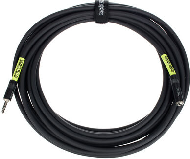 Ernie Ball Headphone Extension Cable 6m Schwarz