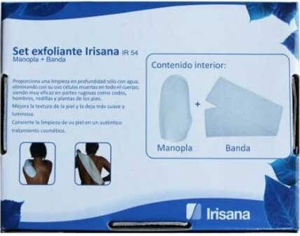 Irisana Set Exfoliante Manopla Toalla