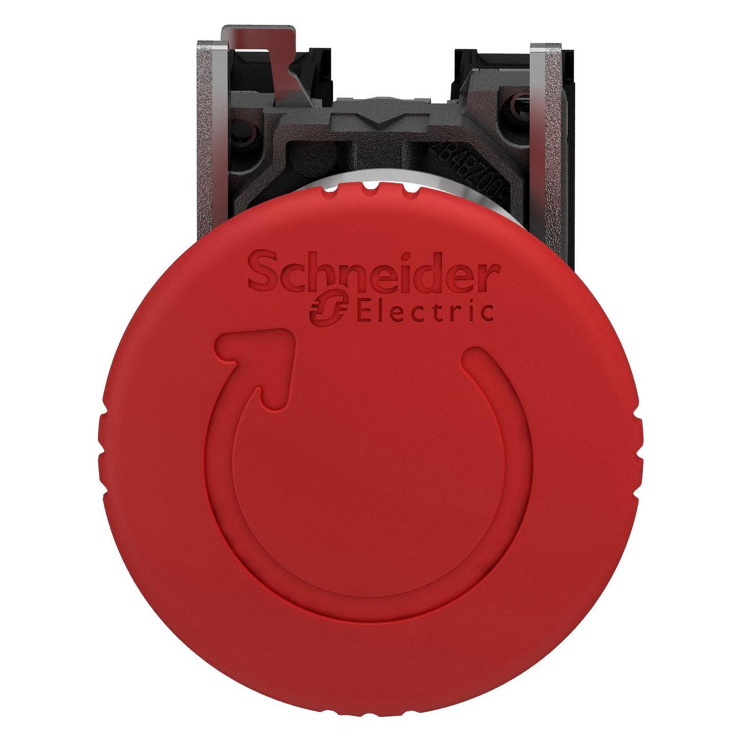 Schneider Electric Emergency Stop Red 40mm Twist reset 2NC (XB4BS8444)