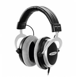Omnitronic SHP-600 Over Ear Kopfhörer kabelgebunden Stereo Schwarz HiFi 14000329