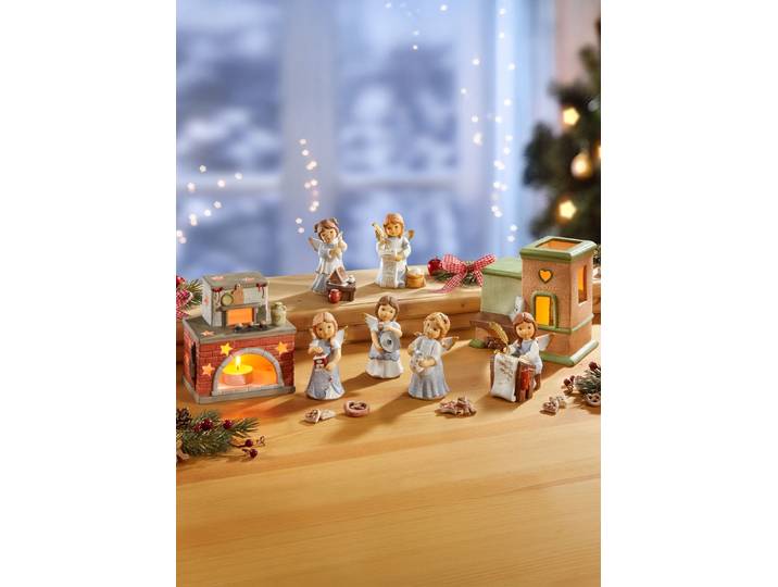 Szene Lebkuchenbäckerei aus der Nina & Marco-Serie, Kamin