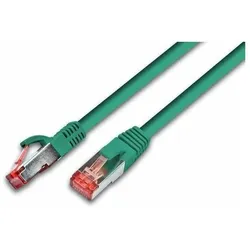 2x Wirewin Patchkabel: S/FTP, 5m, grün (S/FTP, CAT6a, 5 m), Netzwerkkabel