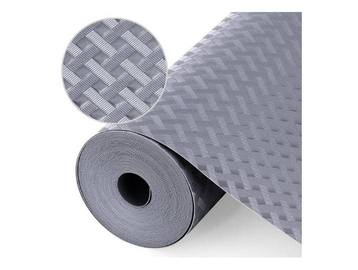 LuxusKollektion Schubladenmatte Schubladenmatte Antirutschmatte Grau 60B x 600L cm