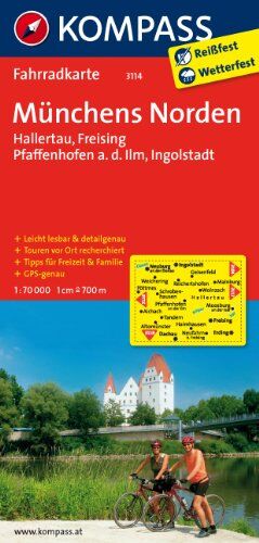 Münchens Norden - Hallertau - Freising - Pfaffenhofen a.d. Ilm - Ingolstadt: Fahrradkarte. GPS-genau. 1:70000 - Preis vom 10.10.2026 11:48:34 h