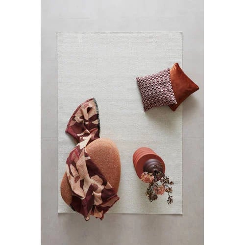 NOUS Living vloerkleed Talia créme modern rechthoekig B/D: 230 x 160 cm