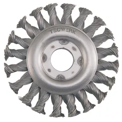 Rundbürste D.125mm Drahtstärke 0,5mm STA 13mm 12500min-1 TECWERK