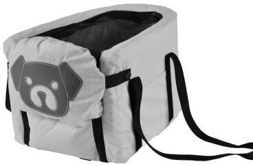 Uplifted Finds 2 in 1 Foldable Pet Car Seat & Safety Hammock gray