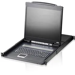 ATEN CL1308N US KVM-Switch 8-Port, 19"-LCD-Konsole (PS/2-USB, VGA) US-Layout