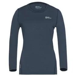 Jack Wolfskin Damen Sky Thermal Langarmshirt - L - midnight sky