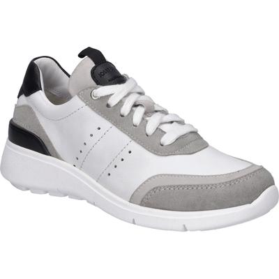 Sneaker JOSEF SEIBEL "Giulietta 01, weiss-grau", Damen, Gr. 39, weiß (weiß, grau), Obermaterial: 100% Rindsleder Leather cow., Schuhe Sneaker