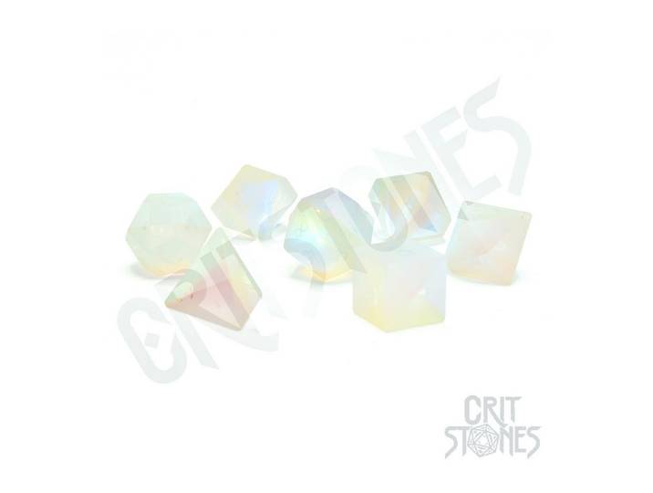GlassStaff Spiel Glassstaff Prismatic Frost Glass RPG Würfel Set CritStones Dice