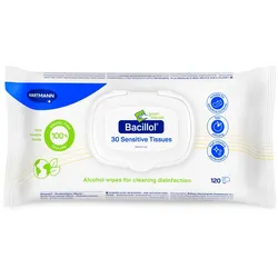Bacillol 30 Sensitive Green Tiss.17x20cm Small-pa. 24 St