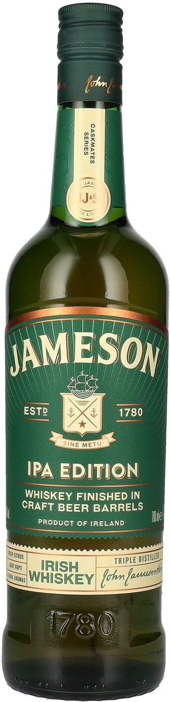 Jameson Whiskey Jameson CASKMATES Triple Distilled Irish Whiskey IPA EDITION 40% Vol. 0,7l