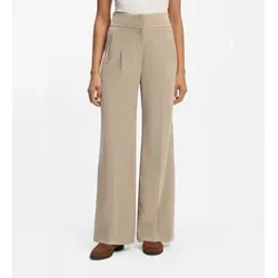 BOSS für Damen. 50558096 Anzughose weites Bein beige (34), Lässig, Klassisch, Polyester