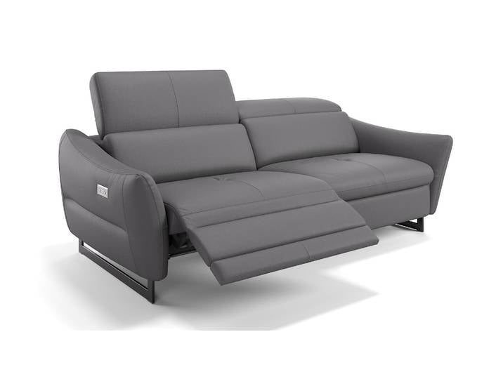 Italienische Ledercouch 2-Sitzer Sofa MODENA