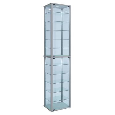 Holz Glas Stand Vitrine Sammelvitrine Kavisa XXL