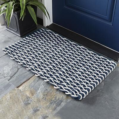 Rope Doormat - Sage/Lavender, Medium - Ballard Designs