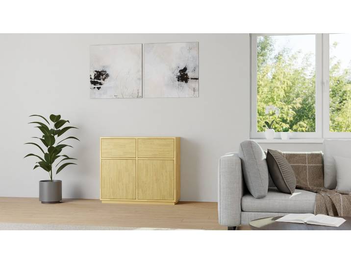 Kommode aus Holz Buche