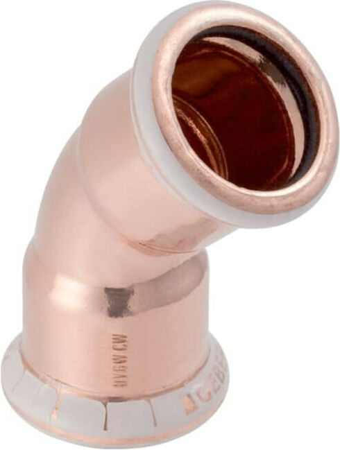 Geberit Coude Mapress 45 degrés, cuivre, d=22 mm (60604)