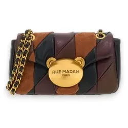 RUE MADAM PARIS für Damen. 1632 Puffy Xs Patchwork Tasche mehrfarbig (OSFA), Lässig, Polyurethan