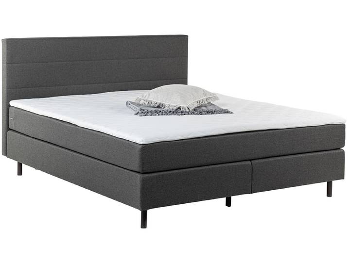 Boxspringbett ROOKIE anthrazit 160x200cm weich
