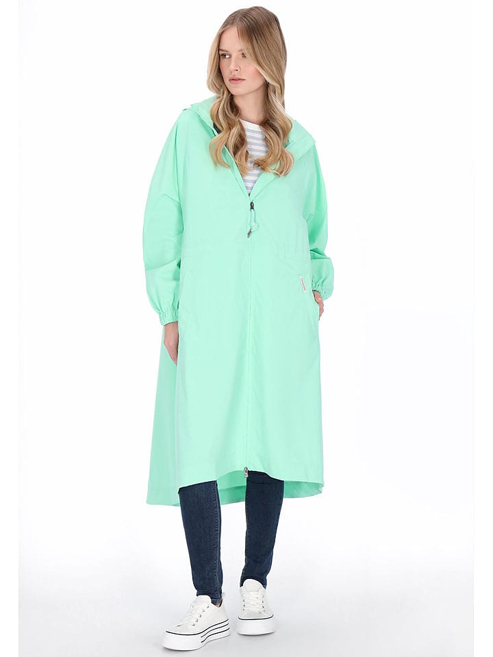 Schmuddelwedda Regenmantel in Mint - L