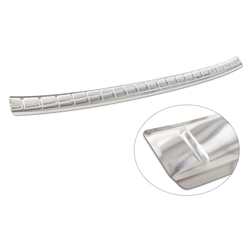 Avisa RVS Achterbumperprotector compatibel met Audi A3 (8Y) Sportback 2020- Ribs (235514)