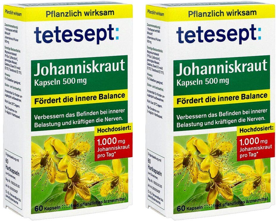 Tetesept Johanniskraut 500 Mg Kapseln