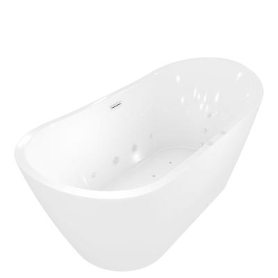 AcquaVapore freistehende Badewanne Wanne F23 180x92cm Whirlpool Luft & Wasser