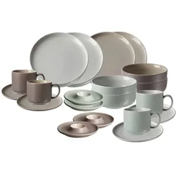 Ritzenhoff & Breker JASPER Frühstücks- & Brunch Service mint & taupe 20-teilig