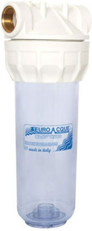 Euroacque Contenitore Vuoto in Plastica con Attacco 3/4″ Per Cartucce 10″ Staffabile Cod. CFP00721